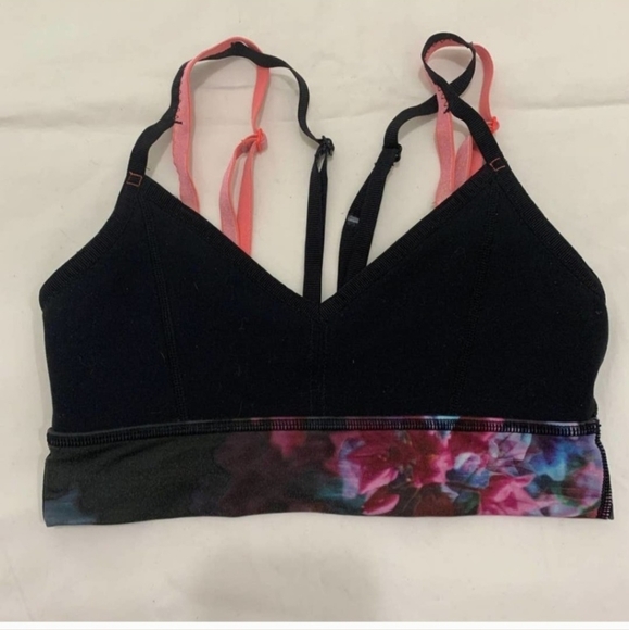 Lululemon Athletica Black and Purple Sports Bra Intimates - Picture 5 of 8